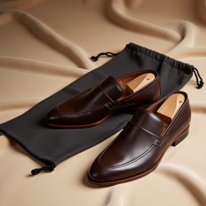 Flux_Dev_A_solitary_pair_of_sleek_Metro_SlipOn_Loafers_with_a__0 Metro Slip-On Loafer